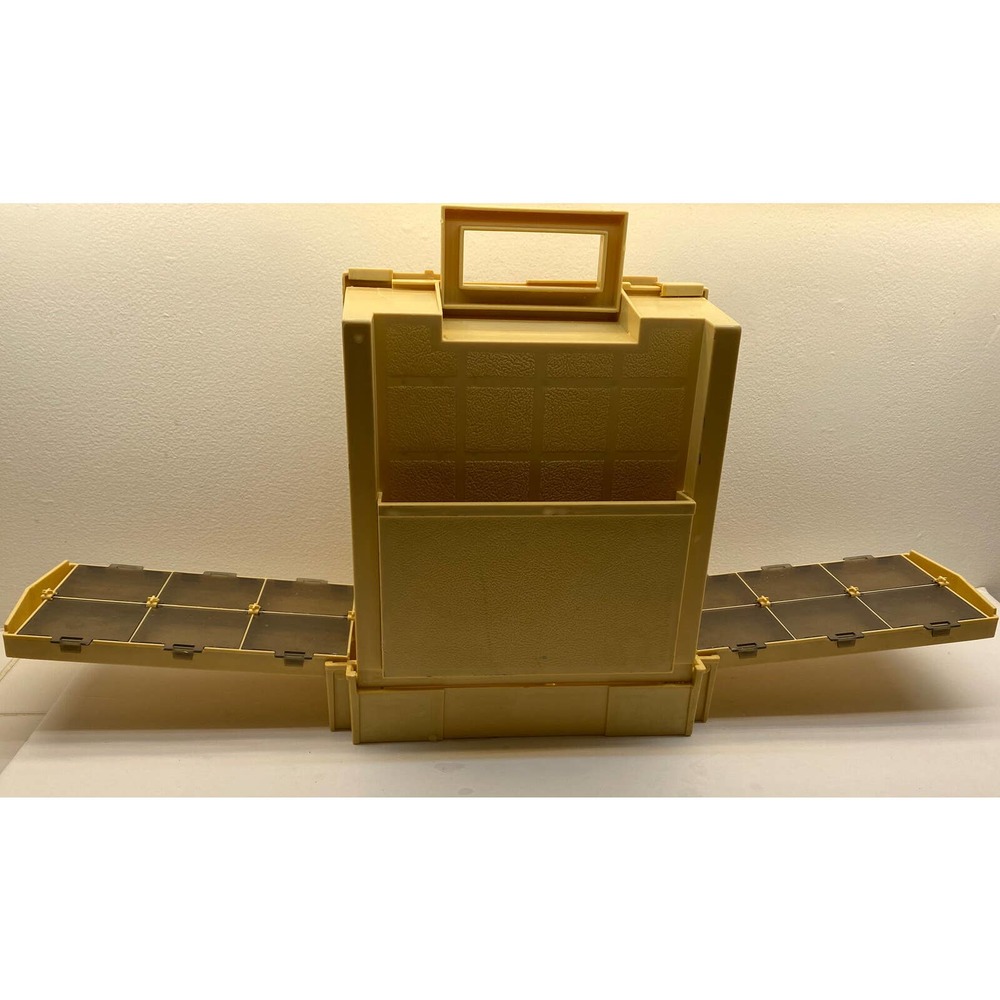 Vintage 1980's Portabble Folding Craft~Sewing~Jewelry~Thread~Caddy Sewing Box